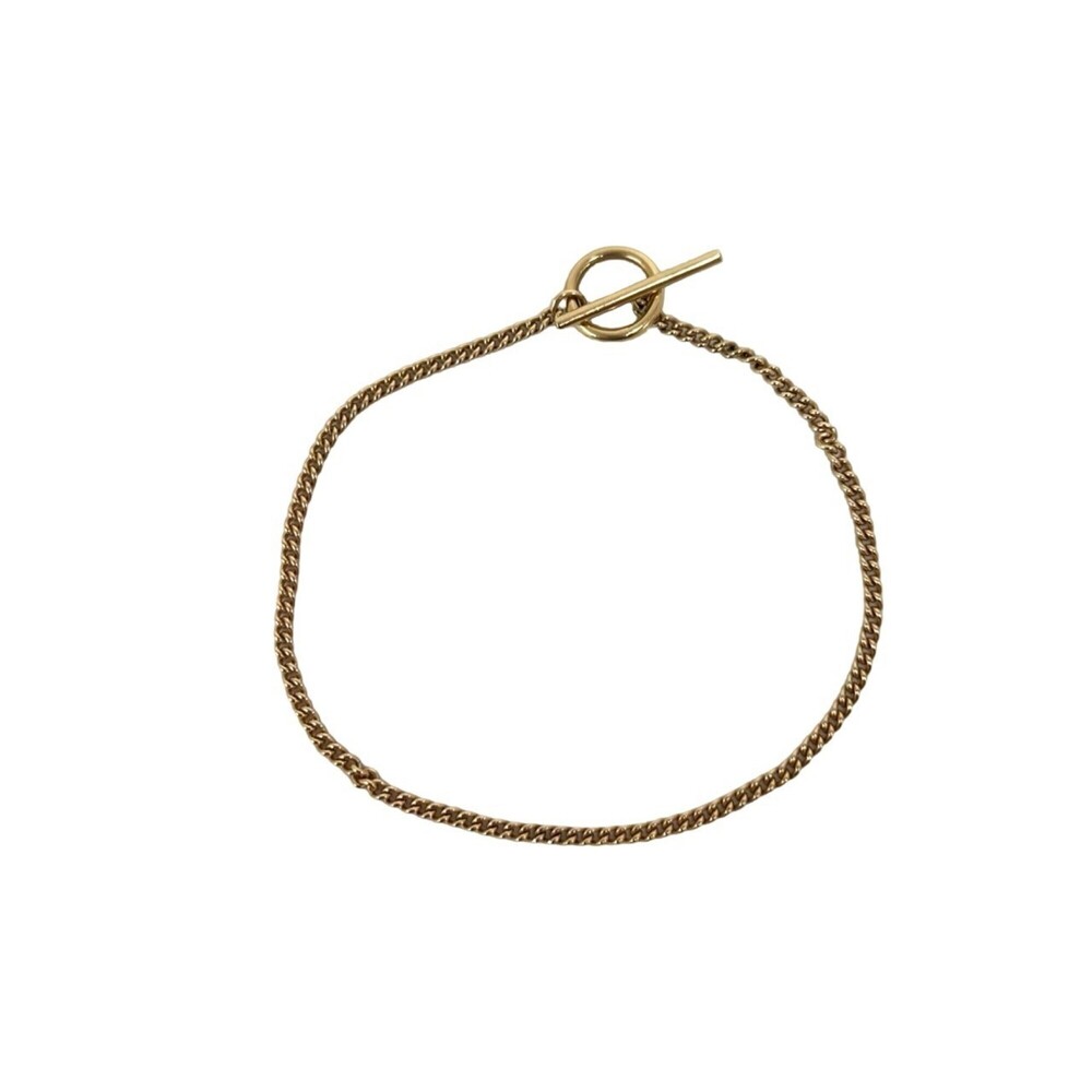 HERMES 18k Gold Charm Bracelet